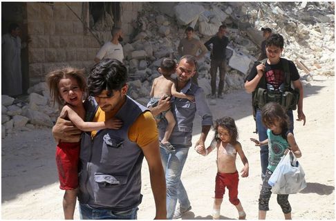 Aleppo, Sýrie, 2016, válka